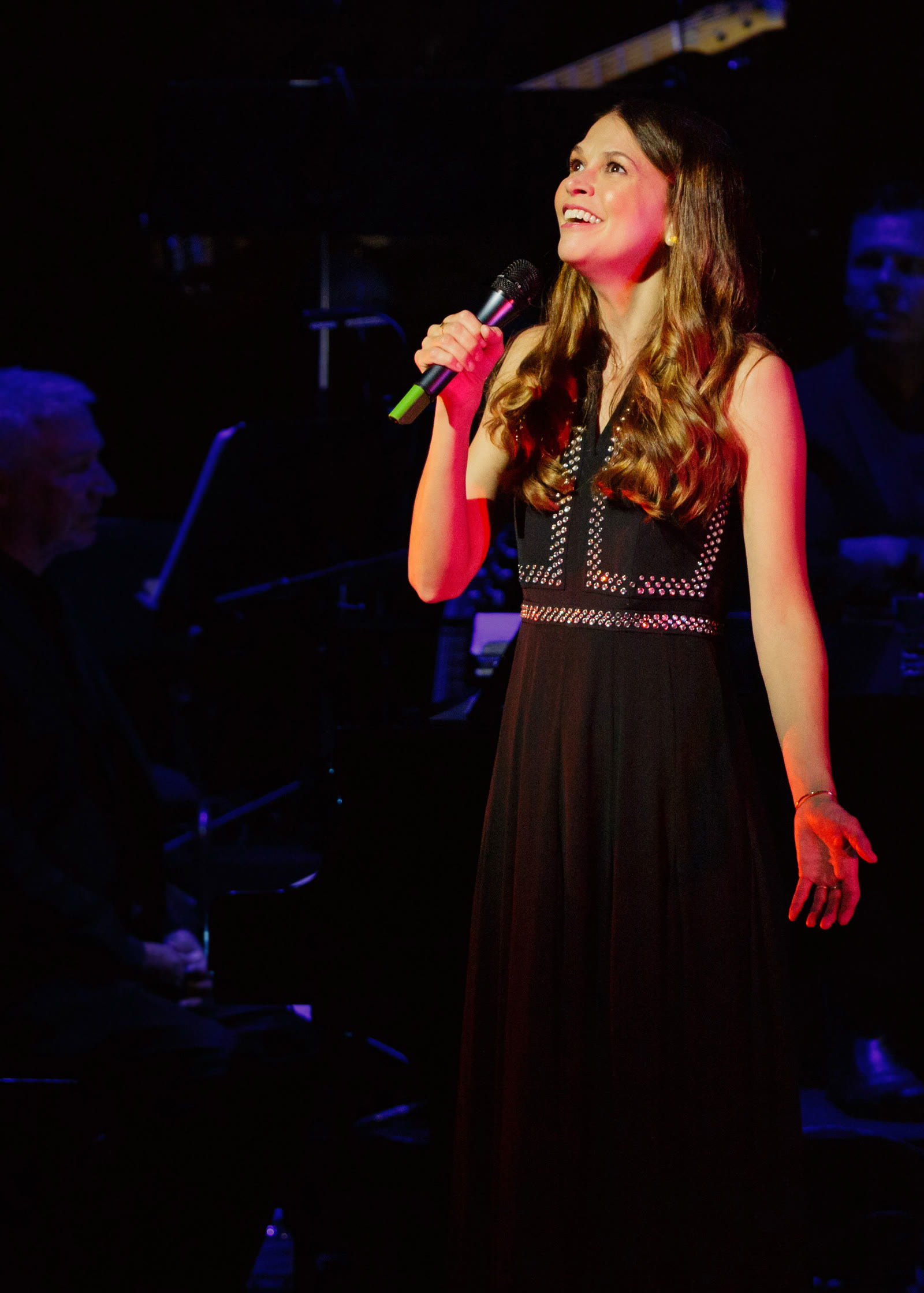 Sutton Foster performing on stage