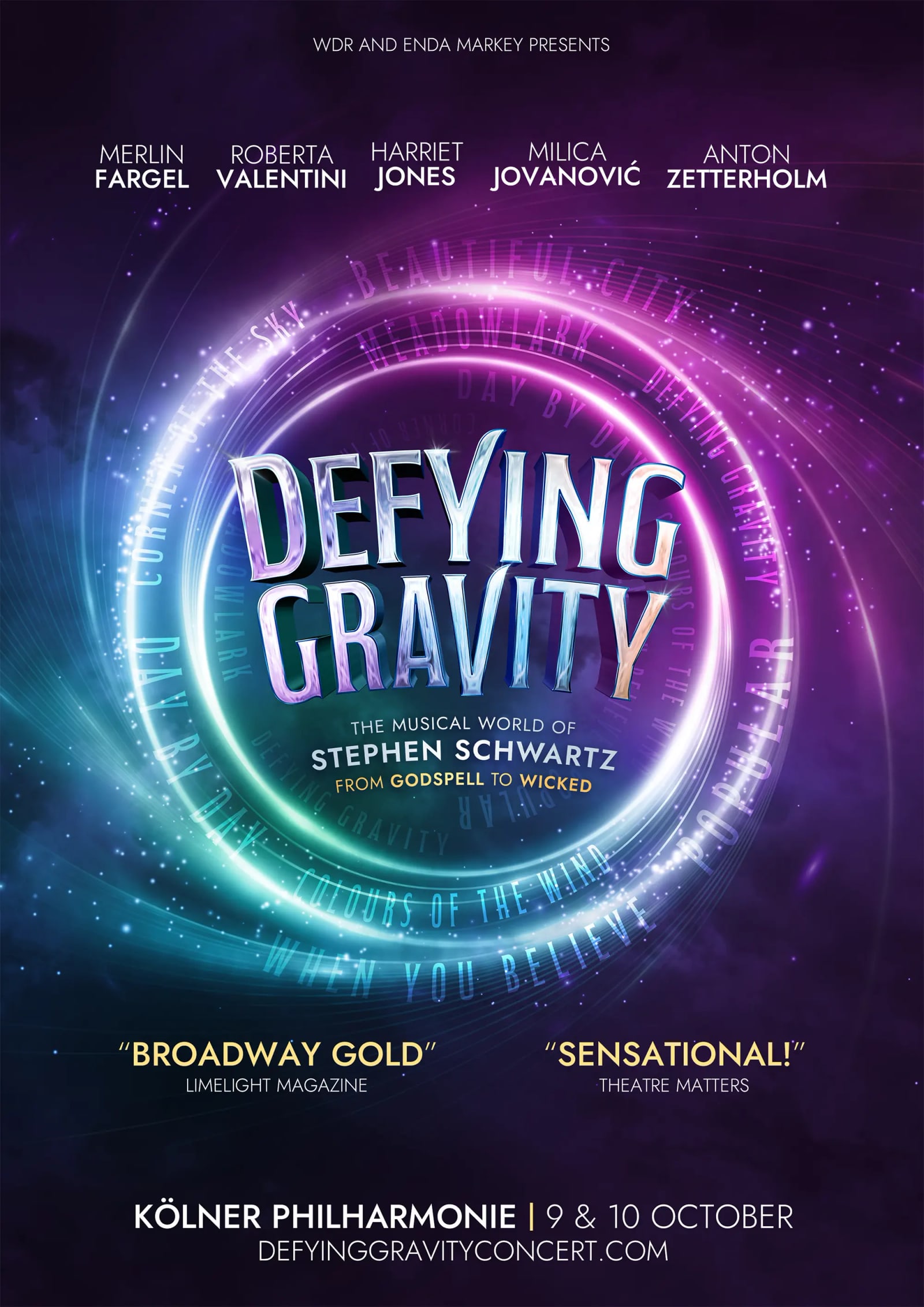 Defying Gravity at Kölner Philharmonie in October 2026