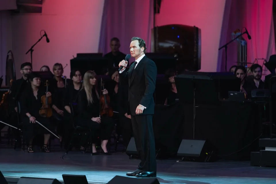 Patrick Wilson performing at the Hollywood Bowl in 2024