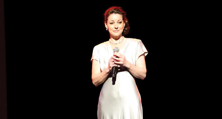 Ruthie Henshall performing in Side By Side By Sondheim